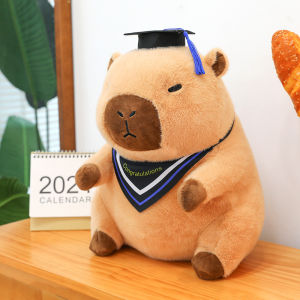 xb 11111 Court academician Capybara Graduation Gifts for girl plush doll Baby Soothing Toys Home Decor Stuffed Toys bx