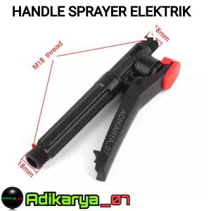 Handle sprayer elektrik handel stop kran sprayer elektrik stop kran semprotan hama