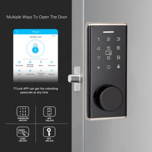 RAYKUBE F20 Automatic deadbolt fingerprint door lock smart electronic code lock security for Home/Homestay/Apartment