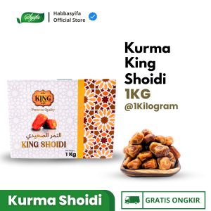 Kurma Sukari King Shoidi Premium 1Kg - Kurma Madinah Asli Lembut Dan Manis