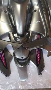 ชุดสี125i/125SโฉมIสีเทาบอนมี14ชิ้นเปลือกงานABS