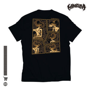 Kaos wayang simple hitam / kaos punakawan