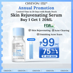 [Buy 1 Get 1 Free] CHYEVON Acne Clear & Skin Rejuvenating Serum | Acne Clearing Reducing Acne Scars Skin Rejuvenating | 24H Emergency Skin Repairing | Pro-Xylane & Niacinamide | Safe for Sensitive & Oil Acne Skin