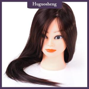 [huguosheng] Chuyên Nghiệp Manequin Đầu Con Người Tóc Cắt Tóc Thực Hành Kiểu Tóc Thợ Làm Tóc Búp Bê