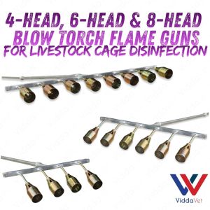 4/6/8 Head Farm Heating Cleaner – Coop Cage & Outdoor Animal Care Equipment