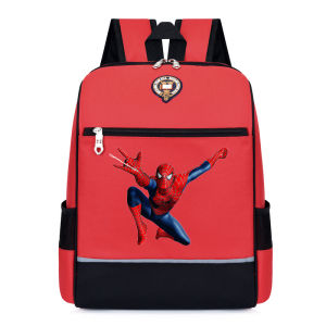 3D Cartoon Spiderman Backpack Superhero Kids SchoolBag pupil Cartoon bag Childrens bag for ages 6-14 A4 book bag