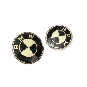 อะไหล่ ฝากระโปรง bmw 1 ชิ้น โลโก้ฝากระโปรงหน้ารถ 82mm. และ ฝากระโปรงหลังรถ 74mm.