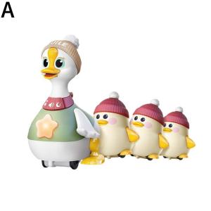 Baby Toy Swing Duck Toy Cartoon Press Vehicles Glide Animal Inertia Pull Back Cars Early Education Toys for Toddlers2026