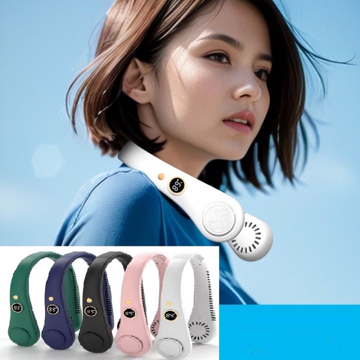 Bladeless Cooling Neck Fan HandFree Fan For Indoor and Sport Outdoor