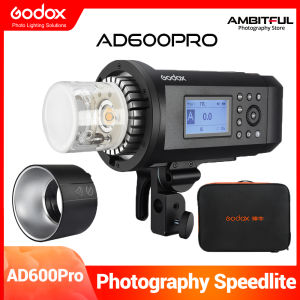 Godox AD600 AD600Pro Outdoor Flash Strobe Light 600Ws 2.4G Wireless X TTL GN87 1/8000s High Speed SYNC 360 Full Power Flash