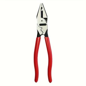 NOBLELYN 1Pcs Steel Wire Wire Pliers Multi-Functional Labor-Saving Electrician Tool with Nonslip Handle Flat Mouth Pliers for Electricians