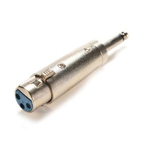 ĐẦU CHUYỂN 6.5LY ĐỰC RA XLR CÁI Đầu chuyển jack 6.5ly ra đầu Canon XLR Cái