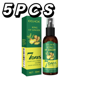 new Ginger Oil Hair Booster Serum Spray Nourish Scalp Hair Follicles Refresh Control Oil Strengthen Hair Roots Nutrient Solution hot