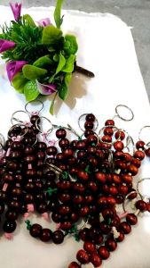 Tasbih counting Tawaf 7 times Tasbih 7biji Tawaf 10mm BIJI BESAR Kayu Kokkun🌾🌾🌾