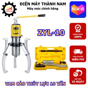 Vam Cảo Thủy Lực 10 Tấn ZYL10 - Tự định tâm tích hợp sẵn bơm tay - Hàng nội địa Cao Cấp