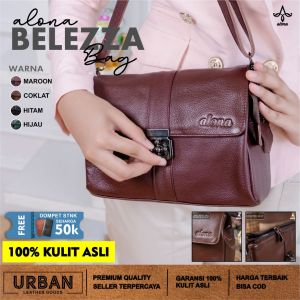 Tas Wanita Kulit Sapi 100% ALONA BELEZZA BAG: Tas Selempang Terbaru 2024