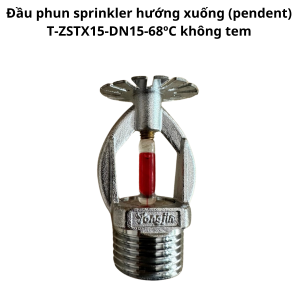 Đầu phun Sprinkler hướng lên hướng xuống DN15DN20 68ºC chữa cháy tự động có tem kiểm định