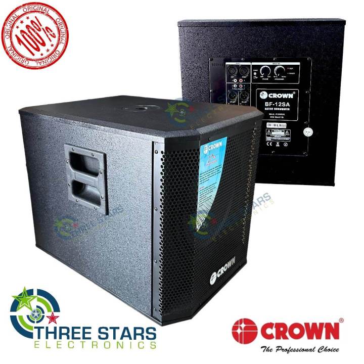 Crown deals subwoofer price