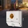 COD Cepat Fitting Lampu Otomatis Sensor Gerak + Delay Motion Light Holder E27 Adapter infrared sensor Gerak PIR 50W. 