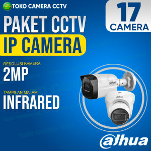 PAKET CCTV IP CAMERA DAHUA 2MP 32 CHANNEL 17 KAMERA