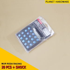 Rave Rays Mur Roda Racing Mobil Lugnut Max Guard Universal