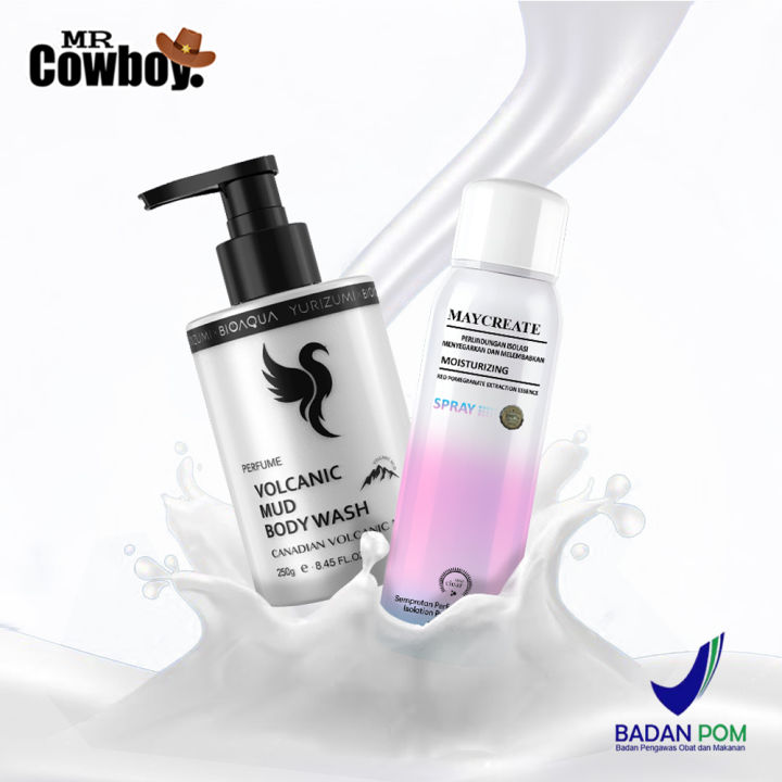 ( 2In1 ) Sabun Mandi Vulkanik Body Wash Shower Gel Yurizumi x Bioaqua