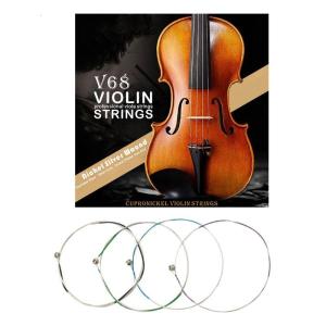 4 cái/Bộ Dây đàn violin G-D-A-E phổ chuỗi lõi thép vĩ cầm dây cho các công cụ 4/4 3/4 1/2 1/4 Violin