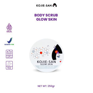 KOJIE SAN Body Scrub 250gr Lulur Tubuh Glow Skin Kojic Acid Goats Milk