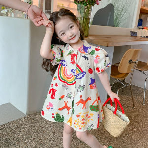 🛍️ ชุดเด็กผู้หญิงลายกราฟฟิตี้พรีเมียม 💖 เนื้อผ้าเกรด A ไม่ระคายผิว ส่งฟรีทั่วประเทศ