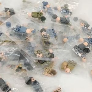 Blok Mini Figurine 积木人仔小颗粒人偶 Mini Block Figure 通用兼容小颗粒人仔模型创意拼装积木人偶 Building Brick Character Toy Kids