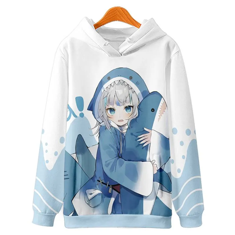 Jacket Gura Hoodie HobbyBasic] Hololive Shark Cosplay Gawr Gura