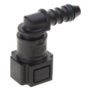 Motorcycle Hose Coupler ID6 Female 7.89mm Elbow Fuel Line Quick Connector Joints Fuel System Oil Line Joint