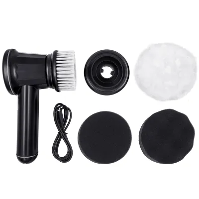 SMARTECK Cordless Car Polisher Buffer 2 IN 1 Wireless Wax Polisher Electric Polish Machine with Polishing Pads Cleaning