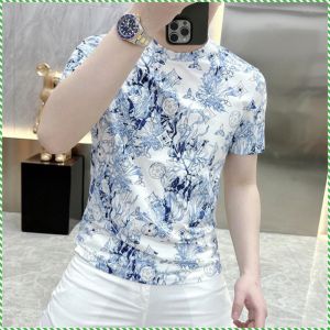 Mens T-shirt T-shirt Moisture-wicking and Quick-drying Dryness Summer T-shirt Focus Fine Printing Process