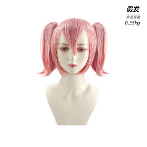 《219》 Gadis Ajaib Kano Madoka cos sajikan kepada Xiao Meiyan cosplay Kostum Anime Pakaian Persembahan Pakaian Pertempuran Lurus Panjang Hitam