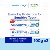 Sensodyne Sensitive Repair & Protect Extra Fresh Toothpaste (2 x 100g) [Value Pack]