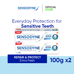 [Value Pack] Sensodyne Sensitive Repair & Protect Extra Fresh Toothpaste (2 x 100g)