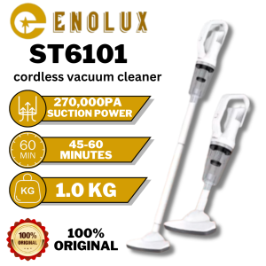 Enolux ST6101 PRO Wireless Vacuum Cleaner Rechargable Cordless Vacum
