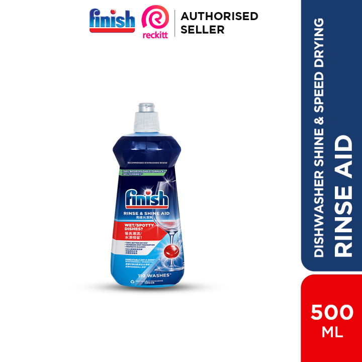 Finish Dishwasher Rinse & Shine Aid Liquid 500ml | Lazada