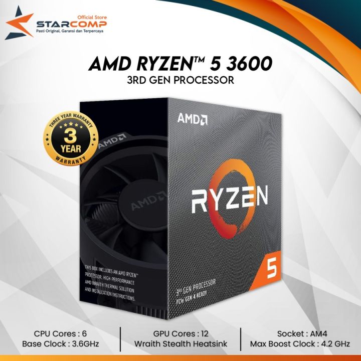 Ghz Amd Ryzen 3600 G Socket Am4 Ghz Ryzen 3600 AMD Ryzen 3600