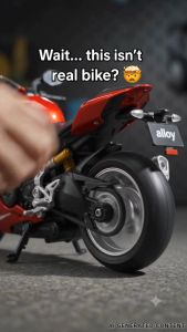 On The Go Mall Classic Mini Diecast Motorbike Metal Pull-Back Motorcycle K183A Toy Simulation Ride For Kids