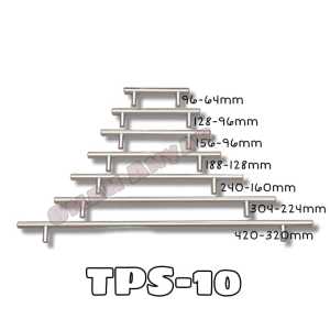 Handle Laci Tarikan Lemari Minimalis Brush Nickel TPS 10 Huben part 1