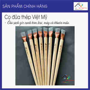 Cọ đũa thép Việt Mỹ. dùng để chà sạch góc cạnh kim loại cọ rửa máy và các loại khuôn mẫu.