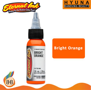 HBB TINTA TATO ETERNAL ECERAN  Warna Bright Orange Tinta Tattoo Profesional ETERNAL INK 30ml Bahan Alami