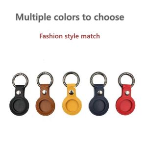 BUY 1 FREE 1 Protector Cover With Keychain For AirTags Shockproof Anti-Scratch Anti-Fall Sleeve Protective Leather Case Shell For Airtag