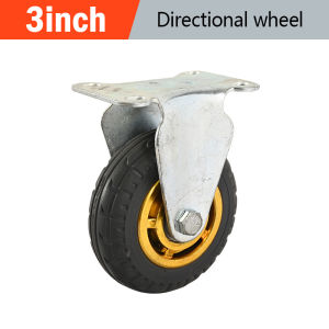 Office Chair Caster Wheels Replacement 3" 5" Heavy Duty Rubber Wheel Roller with Brake Swivel Wheel Easy Move Roda Perabot