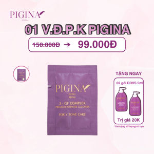 01 viên vệ sinh phụ nữ cao cấp Pigina thành phần tự nhiên không hóa chất