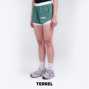 Terrel compression short sage women celana olah raga gym running lari yoga