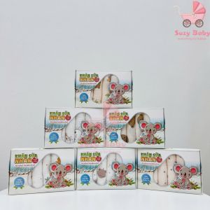 Khăn xô sữa nhăn mipbi hộp 6 cái cho bé