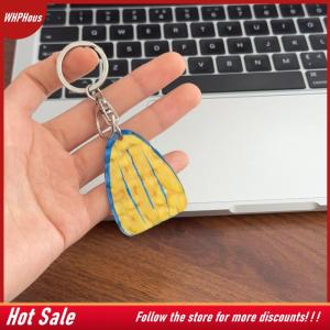 【COD】🔥🔥🔥 Swimming Keychain Pool Themed Blue Yellow Car Key Ring Stylish Pendant for Sports Enthusiasts Gym Bag Locker Use
